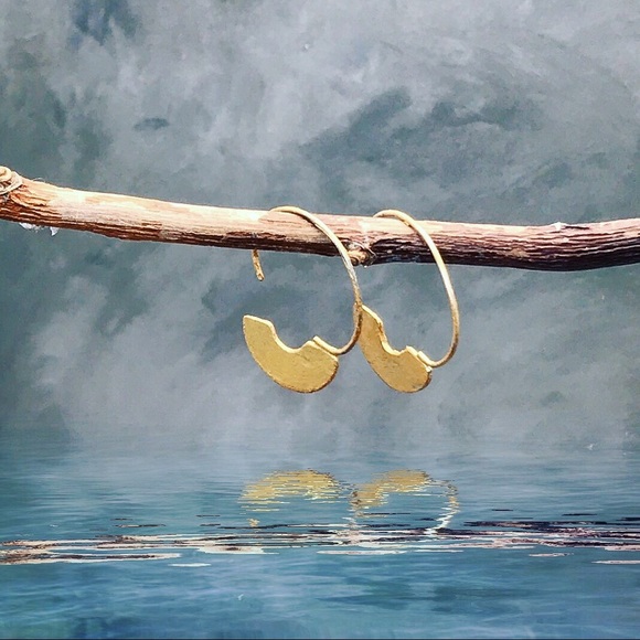 Matana Jewelry - Matana silver with gold accent geometric earrings